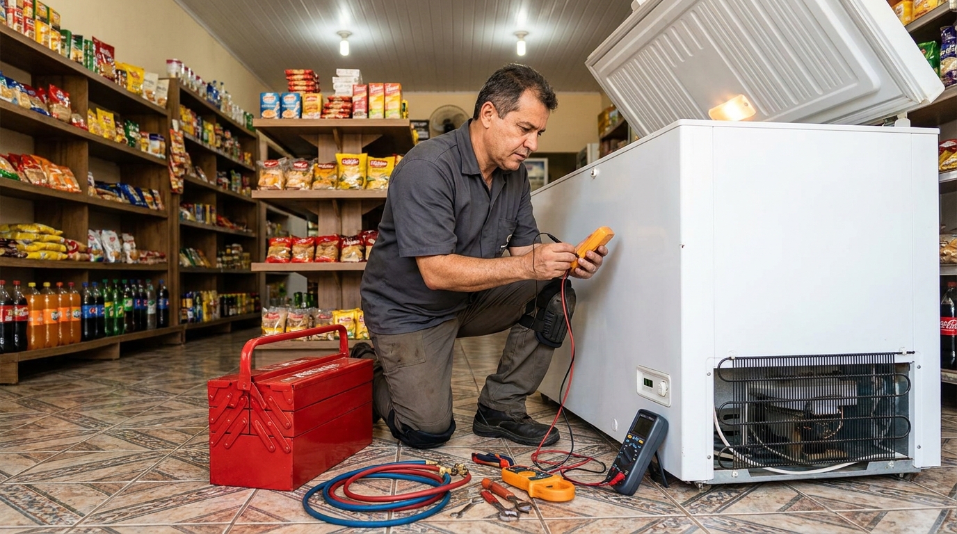 Ajuste de Temperatura do Freezer no Bom Clima, Guarulhos‑SP