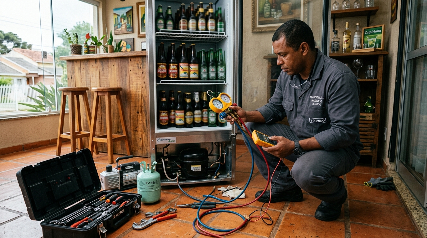 Técnico de refrigeração comercial perto de mim em Guarulhos‑SP